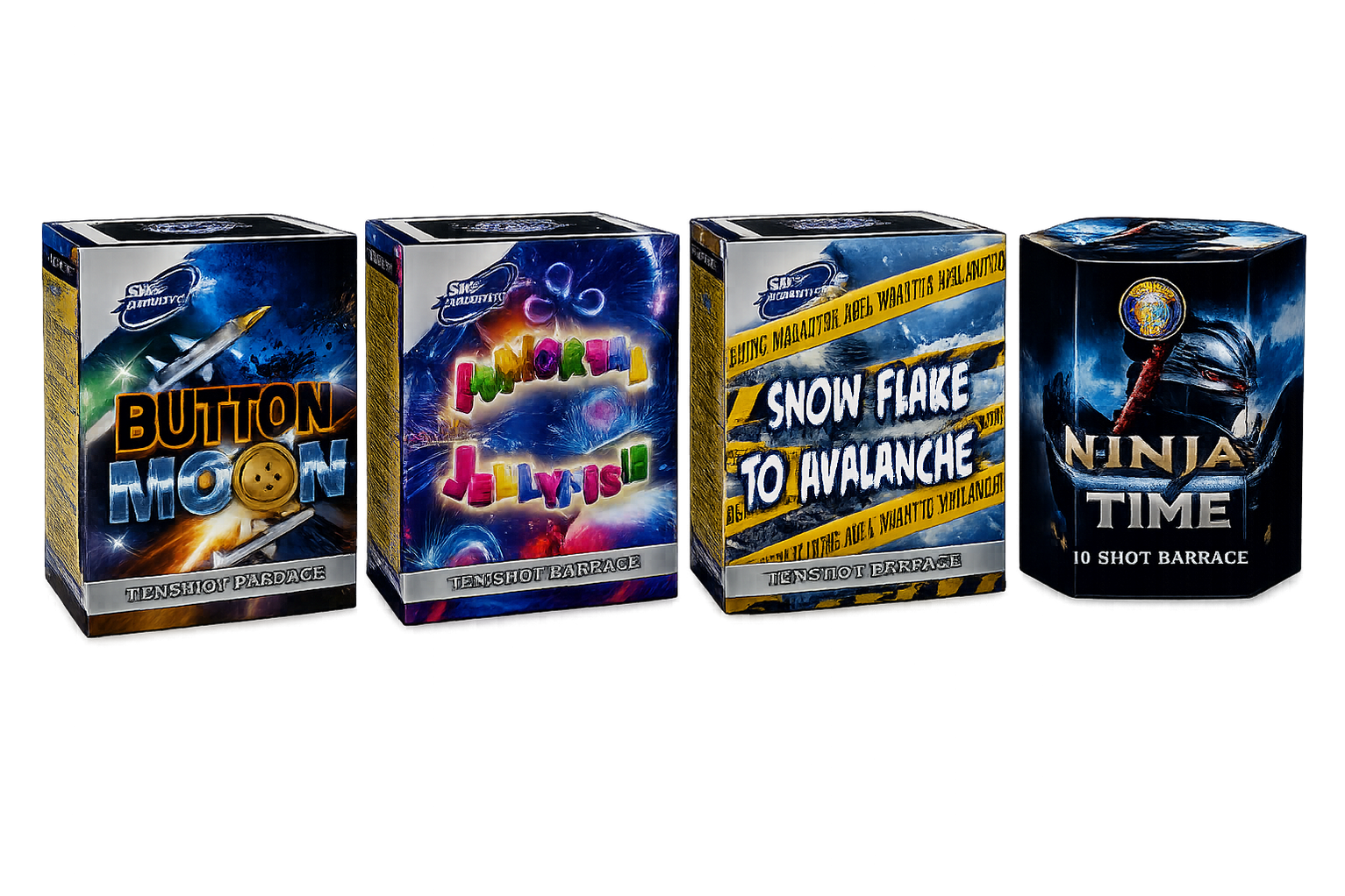 ALL FOUR BONFIRE NIGHT PACK — Fireworks Kingdom