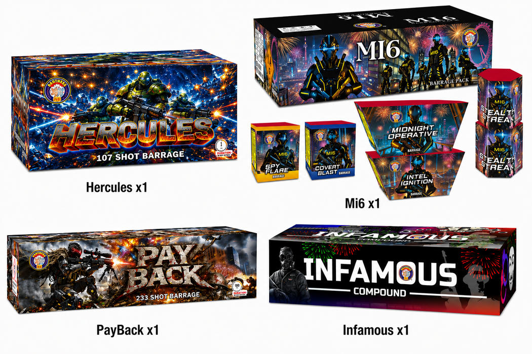 HEAVY HITTER DISPLAY PACK