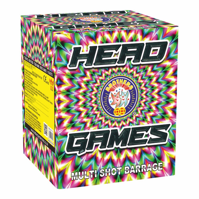 Head Games from Brothers Pyrotechnics available at Fireworks Kingdom