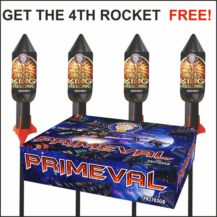 PRIMEVAL KING DEAL AVAILABLE AT FIREWORKS KINGDOM