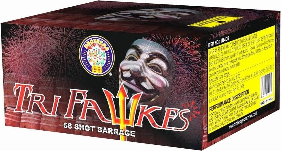 Tri Fawkes By Brothers Pyrotechnics